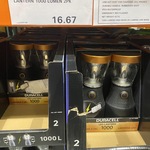 Duracell Lantern 1000 Lumen 2pk $16.67 in-Store @ Costco (Membership required)
