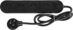 HPM R105BL 4 Outlet Powerboard with 0.9 Metre Lead, Black $4.18 + Delivery ($0 with Prime / $39 Spend) @ Amazon AU