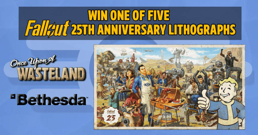 Win A Fallout 25th Anniversary Lithograph Worth Us20 From Bethesda