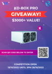 Win a KD-BOX Pro Kadena Miner Worth $3000 from Mining Store
