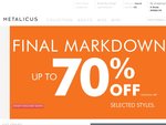 Metalicus Final Markdown up to 70% off Both Instore & Online Free Delivery for Orders over $150