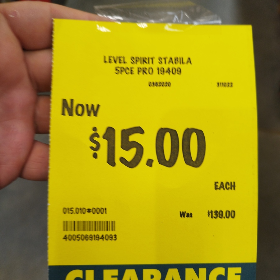 Stabila level deals bunnings