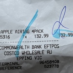 [VIC] Apple AirTag 4 Pack $132.99 @ Costco, Epping (Membership Required)