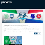 [NSW] Free Tickets to Sydney Super Cup 2022 Soccer Matches (17, 20 & 23 November) via Ticketek