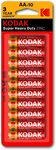 Kodak Super Heavy Duty AA/AAA Zinc Batteries 10-Pack $2 + Delivery ($0 with Prime/ $39 Spend) @ Amazon AU