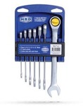 HRD 7 Piece 8-19mm Metric Ratcheting Ring & Open End Spanner $29.95 + Delivery ($0 C&C) @ Total Tools