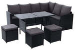 9 Seater Wicker Outdoor Lounge $879 & Free Delivery @ Quality Outdoors