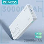 ROMOSS 30000mAh Power Bank 18W 3-Way USB-C QC3.0 PD Fast Charging Charger $30.59 Delivered @ romos_64 eBay