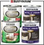 2x 946ml Rustoleum Clear Metallic Varnish Gold or 2x 946ml Countertop Coating $19.95 Delivered @ South East Clearance Centre