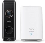 eufy Dual Camera Wireless 2K Video Doorbell with Homebase 2 - $369.75 Delivered @ Amazon AU