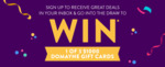 Win 1 of 3 $1000 Domayne Gift Cards from Domayne
