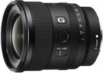 Sony SEL20F18G - Full Frame 20mm F1.8 Wide Angle G Lens $944.39 Delivered @ Sony eBay