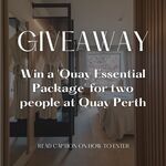 Win a 1 Night Stay + Dinner at Quay Perth