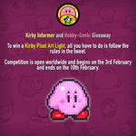 Win a Kirby Pixel Art Light from Kirby Informer x Hobby Genki