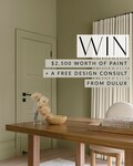 Win $2,500 Worth of Dulux Wash&Wear Paint + a Free Dulux Colour Design Service Consult from Three Birds Renovations