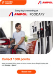 1000 or 10x Everyday Rewards Points with $50 Spend @ Ampol Foodary via Everyday Rewards (Excludes TAS, Activation Required)
