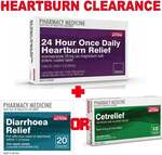 14 Heartburn Relief Tablets (Esomeprazole 20mg) + 20 Diarrhoea Relief Capsules (Loperamide 2mg) $9.99 Delivered @PharmacySavings