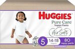 Huggies Pure Care Nappy Pants Size 4/5/6 $48.71-$48.52 ($41.40-$41.24 S&S) + Delivery ($0 with Prime/ $59 Spend) @ Amazon AU