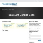 NewsgroupDirect Black Friday Usenet Sale - Multiple Offers - 500 GB Block $18