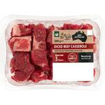 Casserole Beef 500g, Porterhouse 180g, Scotch Fillet 170g, Rump 250g, Brisket Mince 500g 5 for $30 (Online Only) @ Woolworths