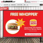 Free Whopper Hungry Jacks Engadine (NSW) 6th December