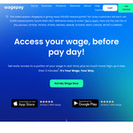 $50 Referral Bonus When You Create a New Account and Request a Wage Advance (Min 5% Fee) @ WagePay