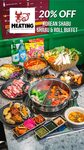 [VIC] 20% off Korean Shabu Shabu and Kimbap Buffet, Dine-in Only @ Meating CBD