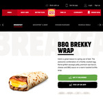 BBQ Brekky Wrap $3.50 - Pick Up Only @ Hungry Jack’s via App