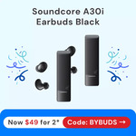 2 x Soundcore A30i Noise Cancelling Earbuds (Black or White) $49 Delivered @ Mobileciti