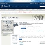 A Free Ring Sizer from Blue Nile