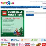 LEGO Christmas Make & Take @ Toys R Us. Free Event: Build a Christmas Scene to Take Home!