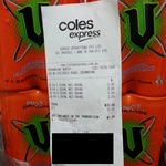V Energy Drink 'NOT Orange" Flavour 250ml 4 Pack for $3 @ Coles Express Drummoyne