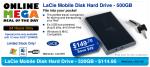 City Software - Deal of the day - LaCie Mobile Disk Hi-Speed USB 2.0 500GB - $149 + Post