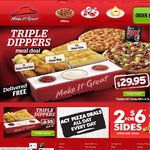 PizzaHut: Triple Dippers Meal with FREE Delivery: $29.95