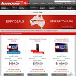 Lenovo End of Financial Year Sale - 5% to 30% off ThinkPad, ThinkCentre & ThinkStation