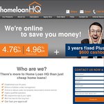 $600 Cash Back with 3 Year Fixed Home Loan 4.76% (4.96% Comparison Rate) @ HomeloanHQ