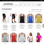 Fitwear Gym Clothing. Clearance up to 80% off @ Fit. Superstore