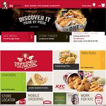 KFC FREE Presto Movie Downloads (One Month) with Family Burger Box $24.95