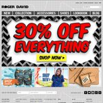 Roger David: 30% off Everything + Additional 5% off with Code