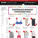 Extra 50% off Already Reduced Men's, Women's & Kid's Clothing, Footwear, Jewellery & More @ Myer