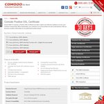 Comodo Positive SSL Certificate at $7.65 USD /Yr at comodosslstore.com