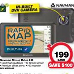 Navman Mivue Drive LM $199, down from $299 at Autobarn