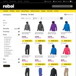 Rebel Sport: Arctic Star Ski Gear 50% off Online Only: Men's Ski Jacket $50
