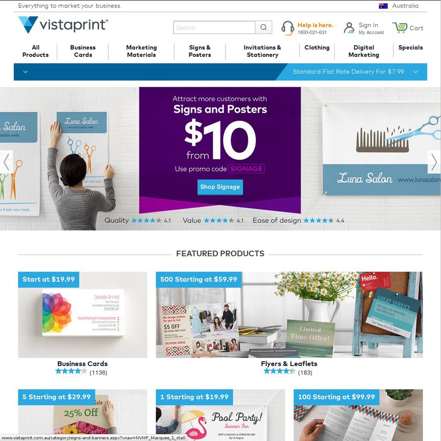 Vistaprint Coupon Codes Discount Error. $75 Coupon Saved Me $156, I Paid Just $88 + Del - OzBargain