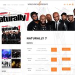 Half Price General Reserve Tickets for Naturally 7 Concerts (+Fees) via Ticketmaster/Ticketek