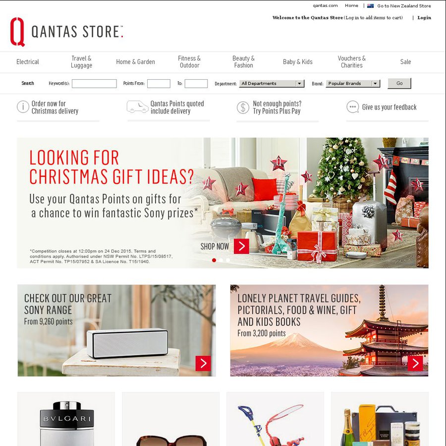 15 off qantas frequent flyer store birthday promotion seems you qantas frequent flyers store