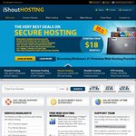 The Twelve Days of Christmas from iShout-Hosting: 3 Months Free Web Hosting (Save up to $72)