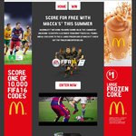 Free FIFA 16 Ultimate Team Draft Pack for Xbox from McDonald's