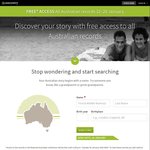 Ancestry.com.au Free Access All Australian Records