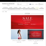 Marks & Spencer Up To 50% Off Selected Women's & Kid's Wear - Free Delivery For Orders Over $50